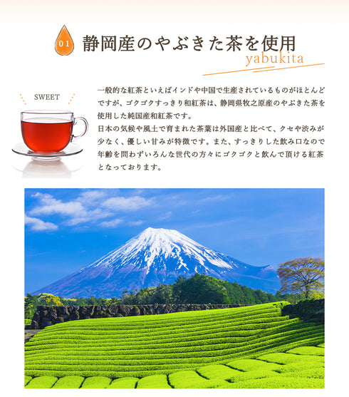 【メール便ギフト】ゴクゴクすっきり 和紅茶ティーバッグ 2g×50p